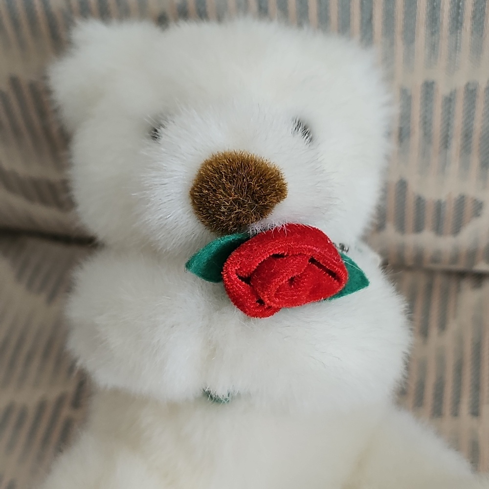 Vintage Russ Berrie Mama & Baby Bear "Creampuff" - Picture 4 of 12
